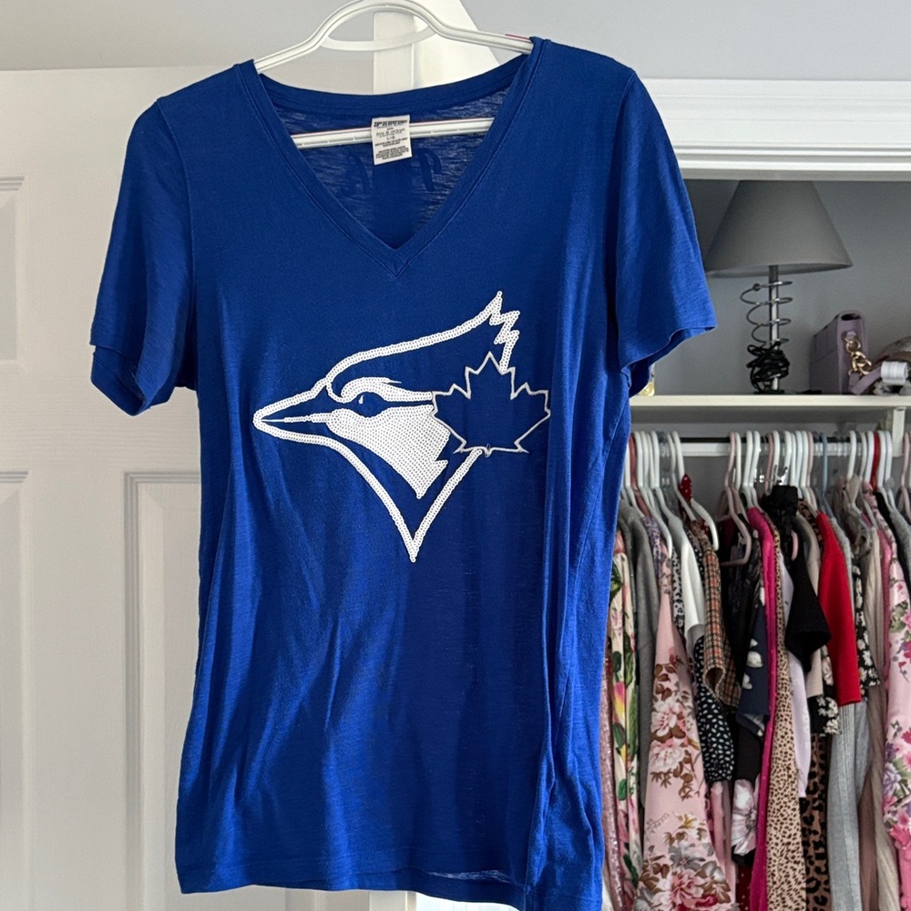 PINK Victoria's Secret Toronto Blue Jays V-Neck Tee